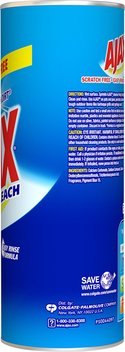 slide 8 of 8, Ajax With Bleach, 21 oz