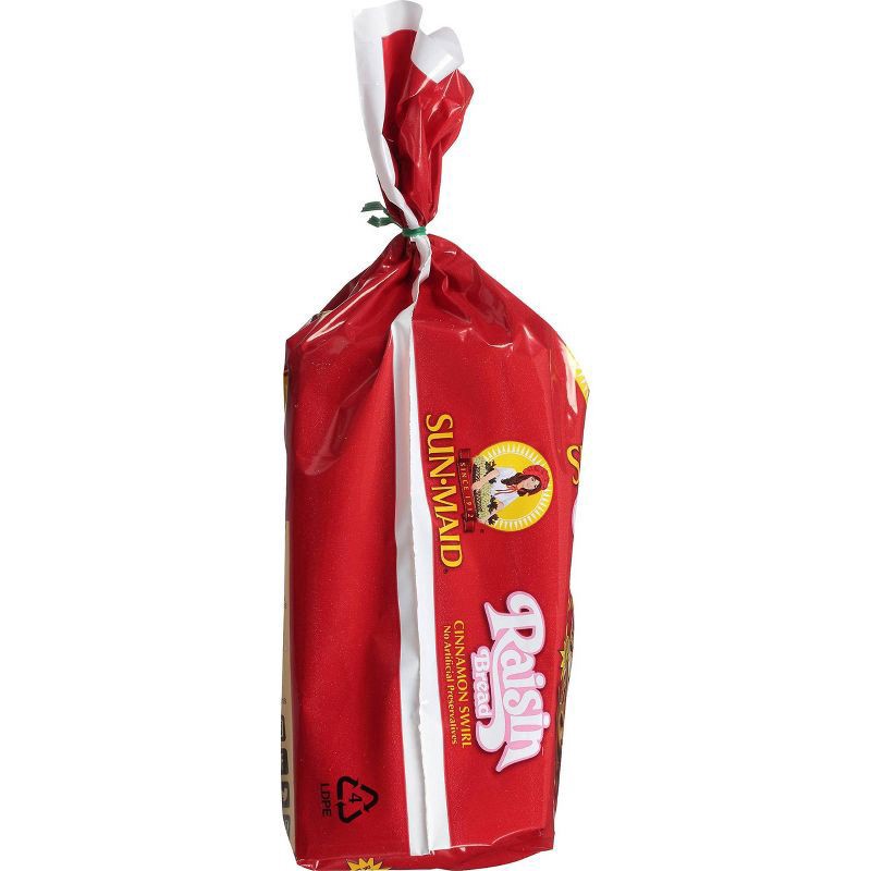 slide 10 of 13, Sun-Maid Cinnamon Swirl Raisin Bread, Cinnamon Raisin Bread, 16 oz Loaf, 16 oz