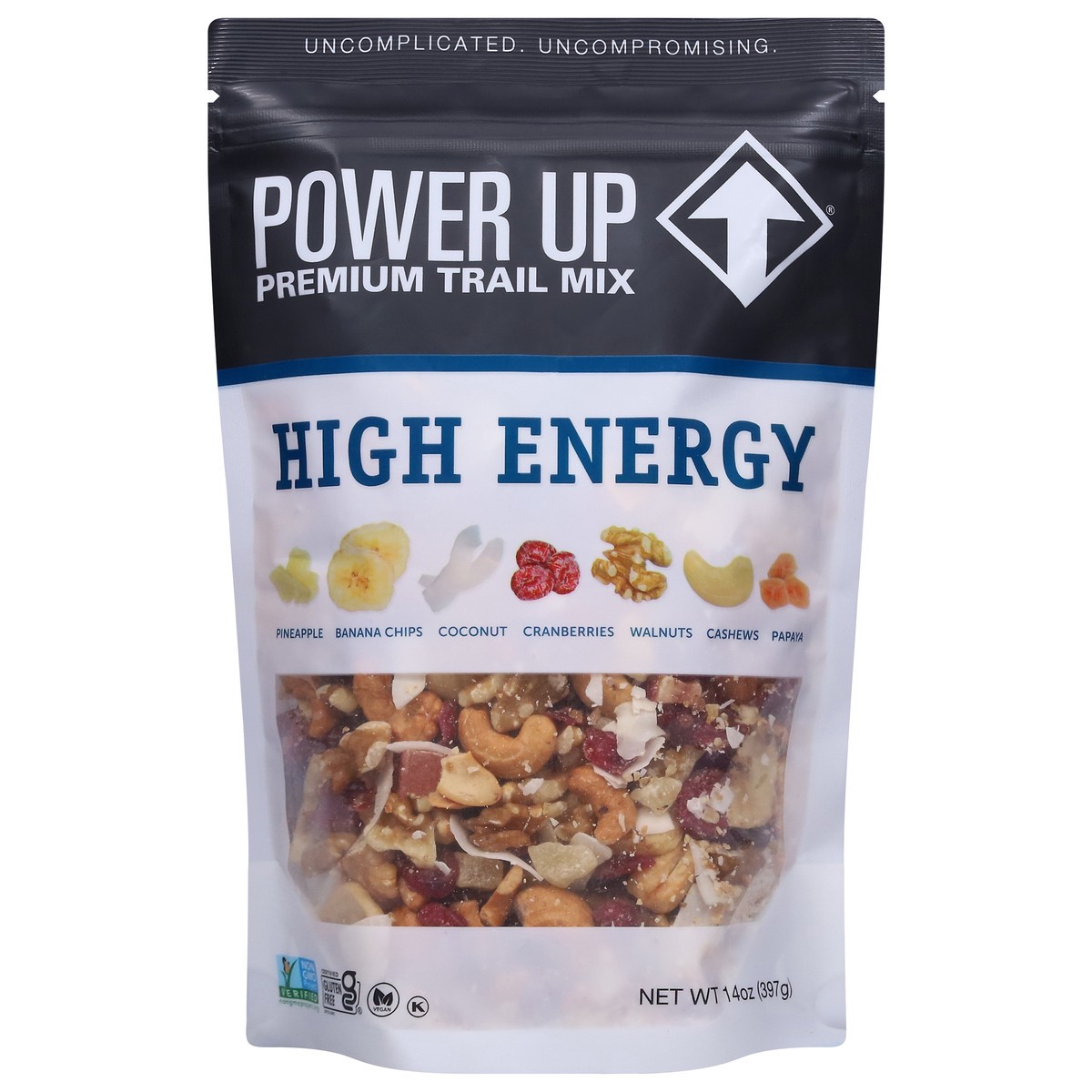 slide 1 of 13, Power Up High Energy Premium Trail Mix 14 oz, 14 oz