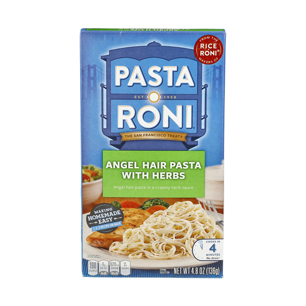 slide 1 of 1, Pasta Roni Angel Hair Pasta with Herbs, 4.8 oz
