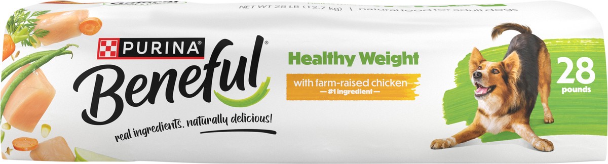 slide 2 of 14, Beneful Purina Beneful Healthy Weight With Farm-Raised Chicken Natural Dog Food Dry Formula With Added Vitamins, Minerals and Nutrients, 28 lb