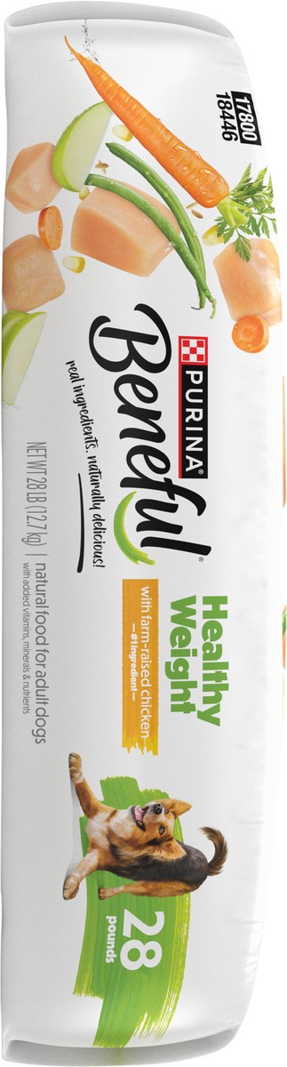 slide 4 of 14, Beneful Purina Beneful Healthy Weight With Farm-Raised Chicken Natural Dog Food Dry Formula With Added Vitamins, Minerals and Nutrients, 28 lb