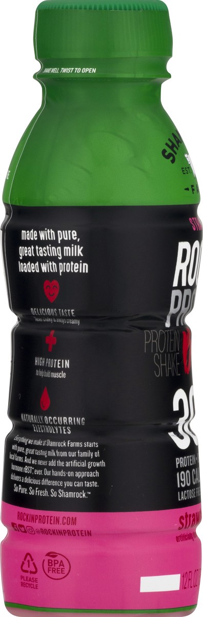 slide 3 of 13, Shamrock Farms Rockin' Protein Builder Strawberry 12oz, 12 fl oz
