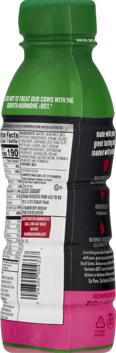 slide 4 of 13, Shamrock Farms Rockin' Protein Builder Strawberry 12oz, 12 fl oz