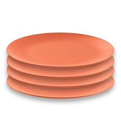 HD Designs Outdoors Dinner Plates - Papaya