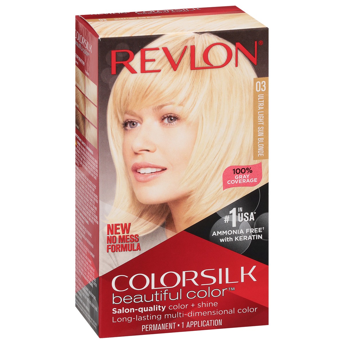 slide 5 of 9, Revlon ColorSilk Beautiful Color Ultra Light Sun Blonde 03 Permanent Hair Color 1 ea, 1 ct
