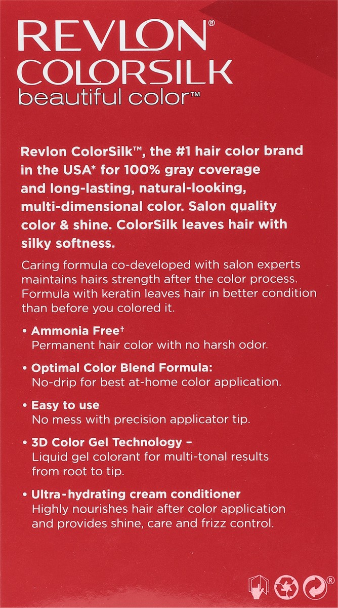 slide 3 of 9, Revlon ColorSilk Beautiful Color Ultra Light Sun Blonde 03 Permanent Hair Color 1 ea, 1 ct