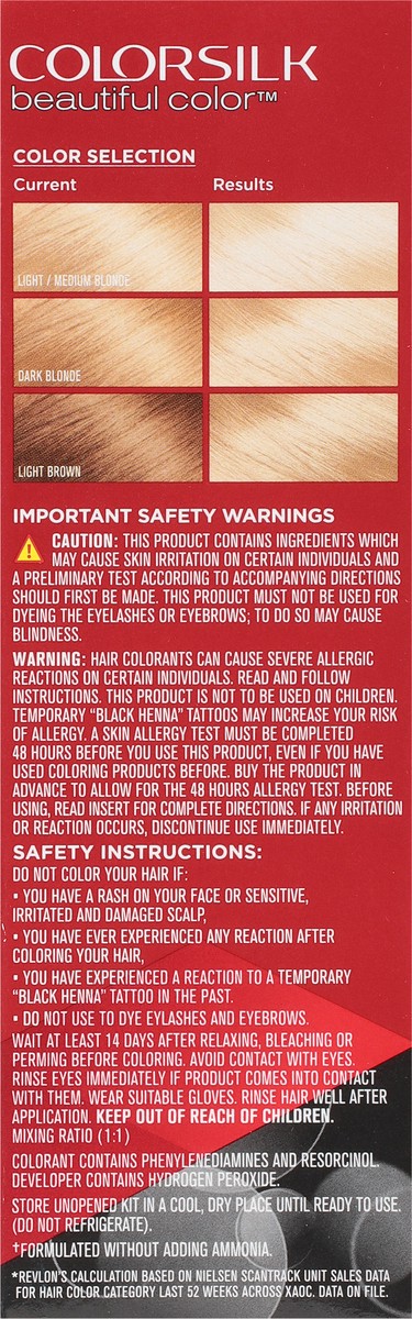 slide 4 of 9, Revlon ColorSilk Beautiful Color Ultra Light Sun Blonde 03 Permanent Hair Color 1 ea, 1 ct