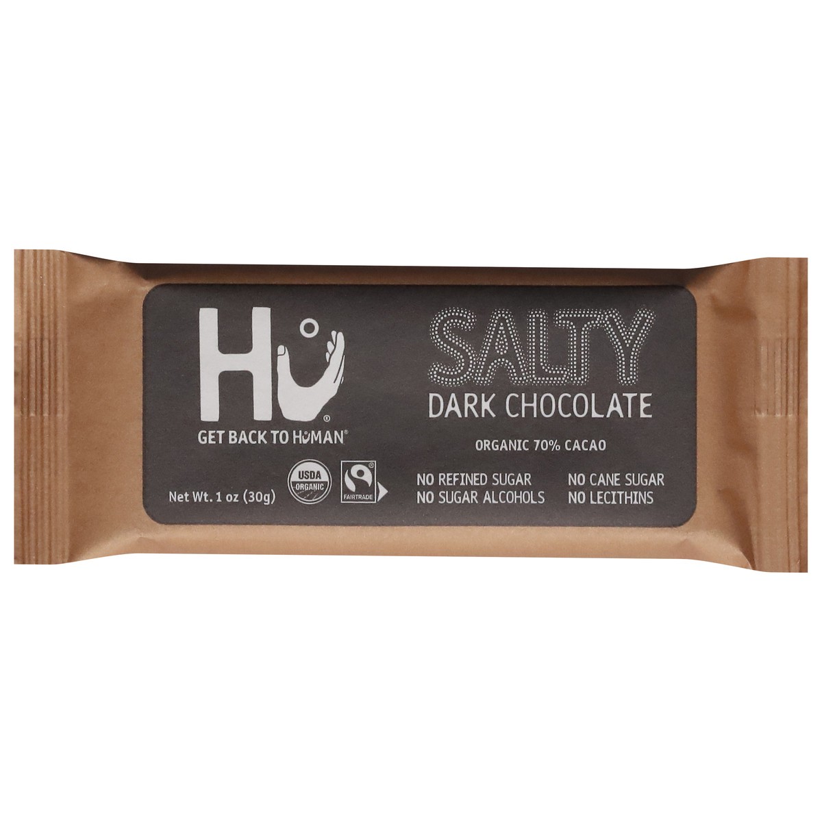 slide 1 of 14, Hu Organic Salty Dark Chocolate 1 oz, 1 oz