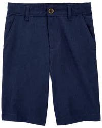 Oshkosh Kid Stretch Chino Shorts Navy 12