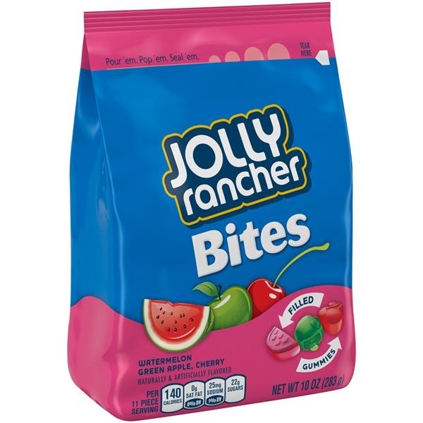 slide 1 of 1, Jolly Rancher Filled Gummies Pouch, 10 oz