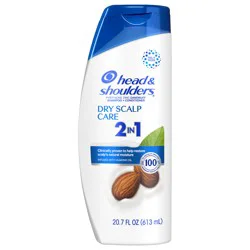 Head & Shoulders 2 in 1 Dandruff Shampoo and Conditioner, Anti-Dandruff Treatment, Dry Scalp Care for Daily Use, Paraben Free, 20.7 oz