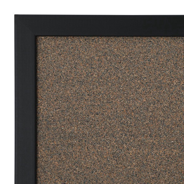 slide 2 of 5, FORAY Magnetic Combo Board with Black Wood Frame, 24 in x 36 in