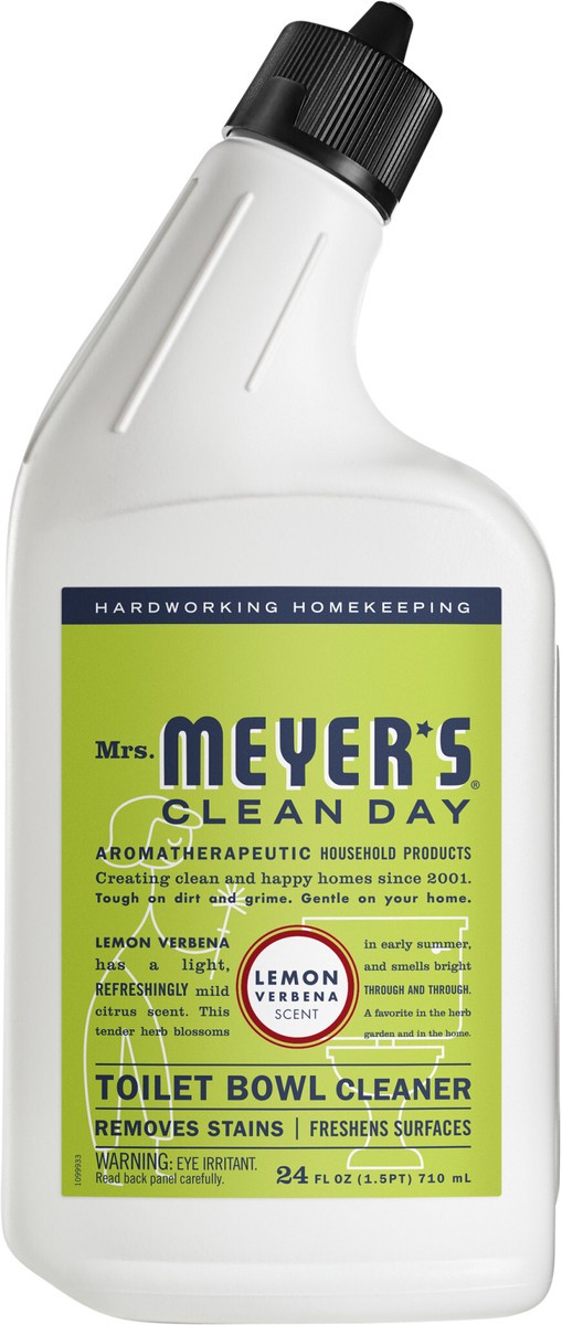 slide 3 of 3, Mrs. Meyer's Mrs. Meyer’s Clean Day Toilet Bowl Cleaner, Lemon Verbena Scent, 24 Ounce Bottle, 24 fl oz