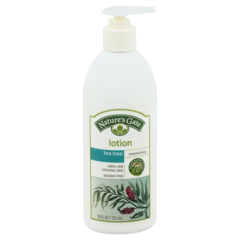 slide 1 of 3, Nature's Gate Tea Tree Lotion, 18 fl oz