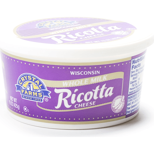 slide 1 of 1, Crystal Farms Wisconsin Whole Milk Rocotta Cheese, 15 oz