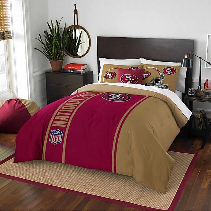 slide 1 of 1, NFL San Francisco 49ers Full Embroidered Comforter Set, 1 ct