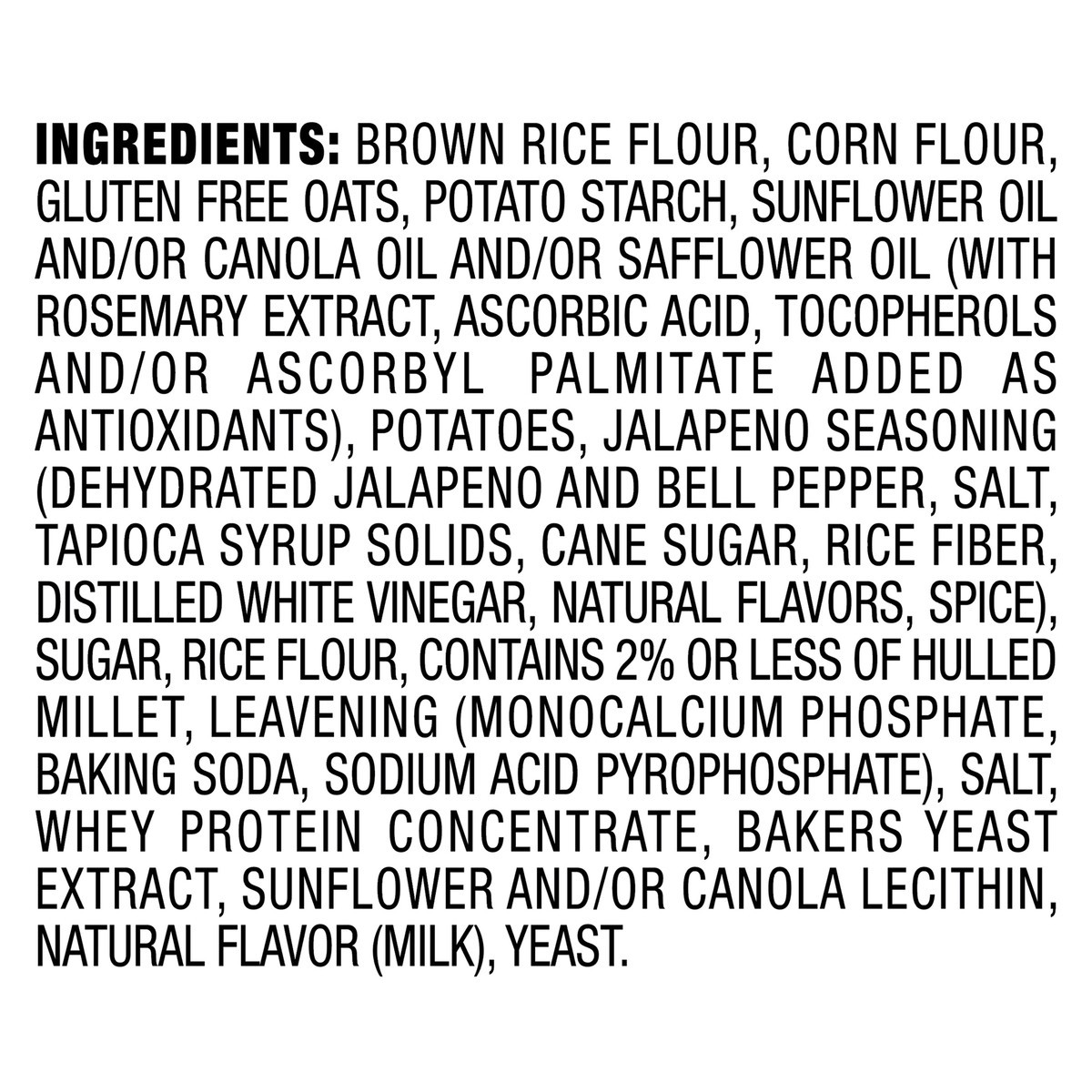 slide 8 of 9, Milton's Gluten Free Crackers - Jalapeño, 4.5oz, 4.5 oz