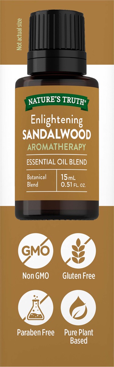 slide 2 of 7, Nature's Truth Sandalwood Blend Essential Oil 15 mL, 0.51 fl oz