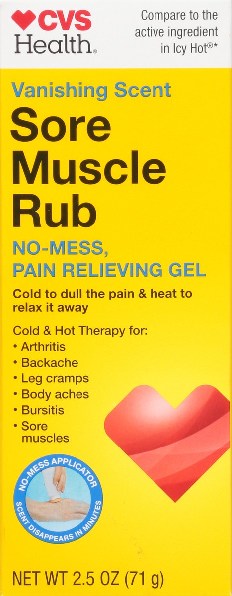 slide 13 of 13, CVS Health Sore Muscle Rub, 2.5 Oz, 1 ct