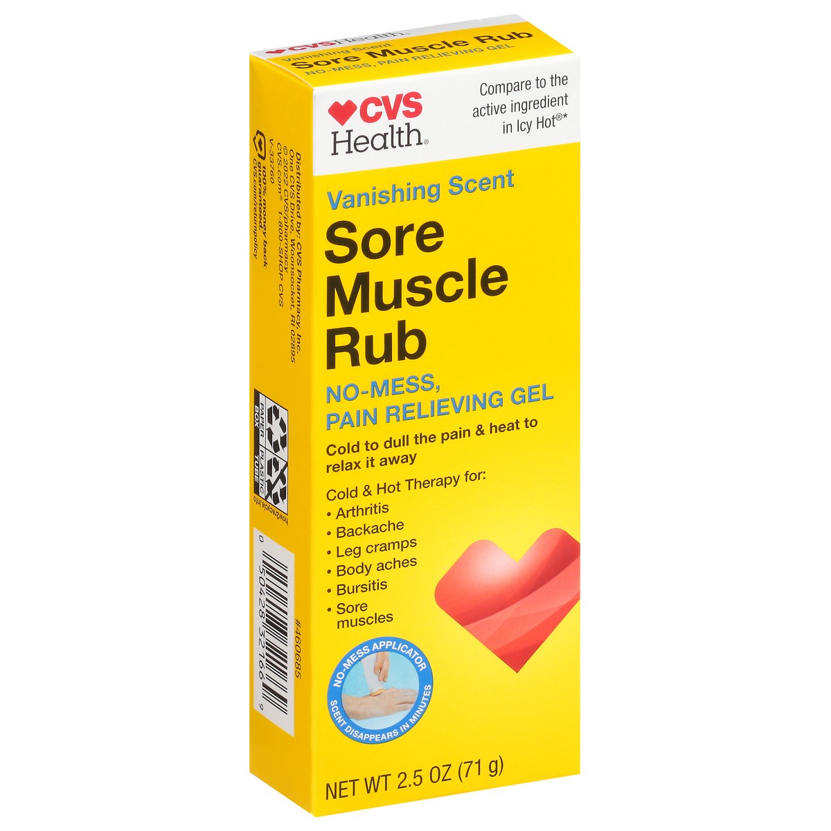 slide 12 of 13, CVS Health Sore Muscle Rub, 2.5 Oz, 1 ct