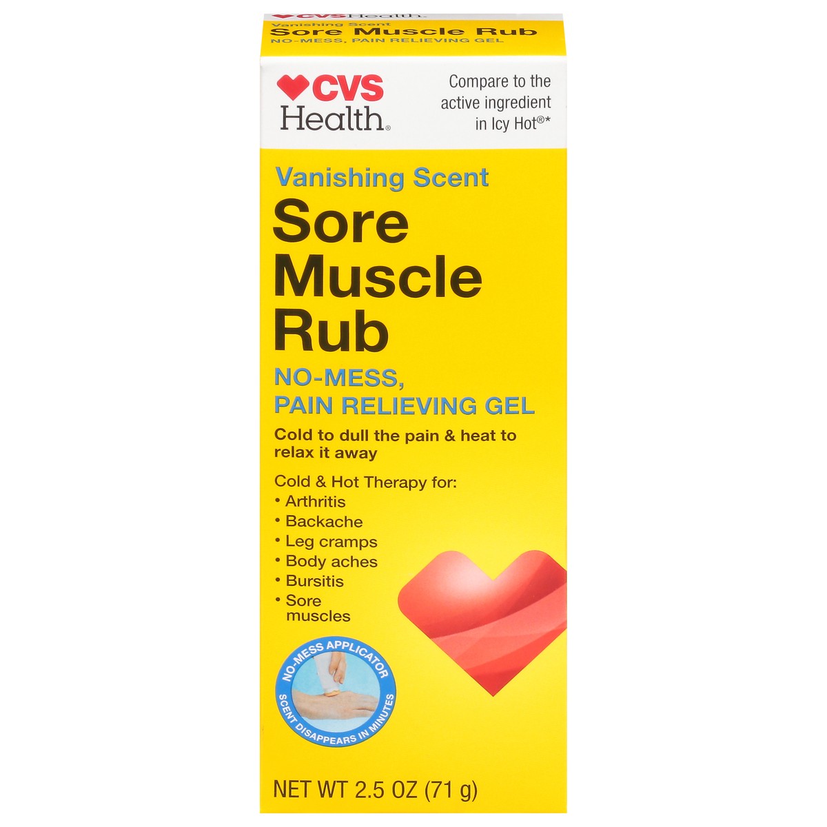 slide 1 of 13, CVS Health Sore Muscle Rub, 2.5 Oz, 1 ct