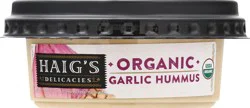 Haig's Organic Garlic Hummus 8 oz