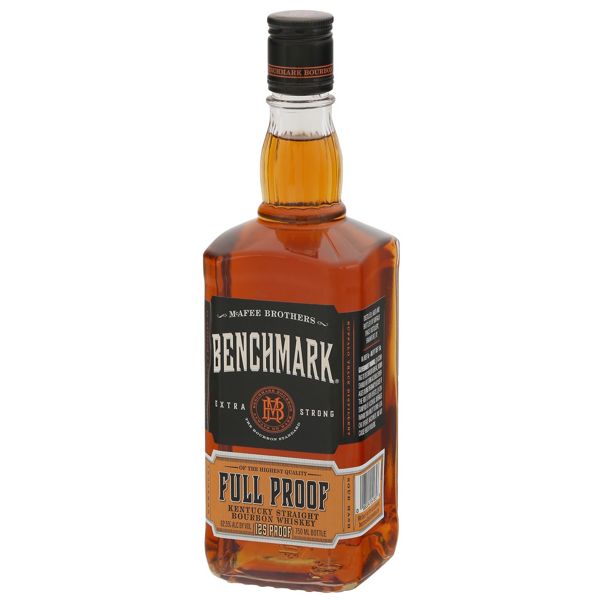 slide 7 of 9, Benchmark Full Proof Kentucky Straight Bourbon Whiskey 750ml 125 Proof, 750 ml