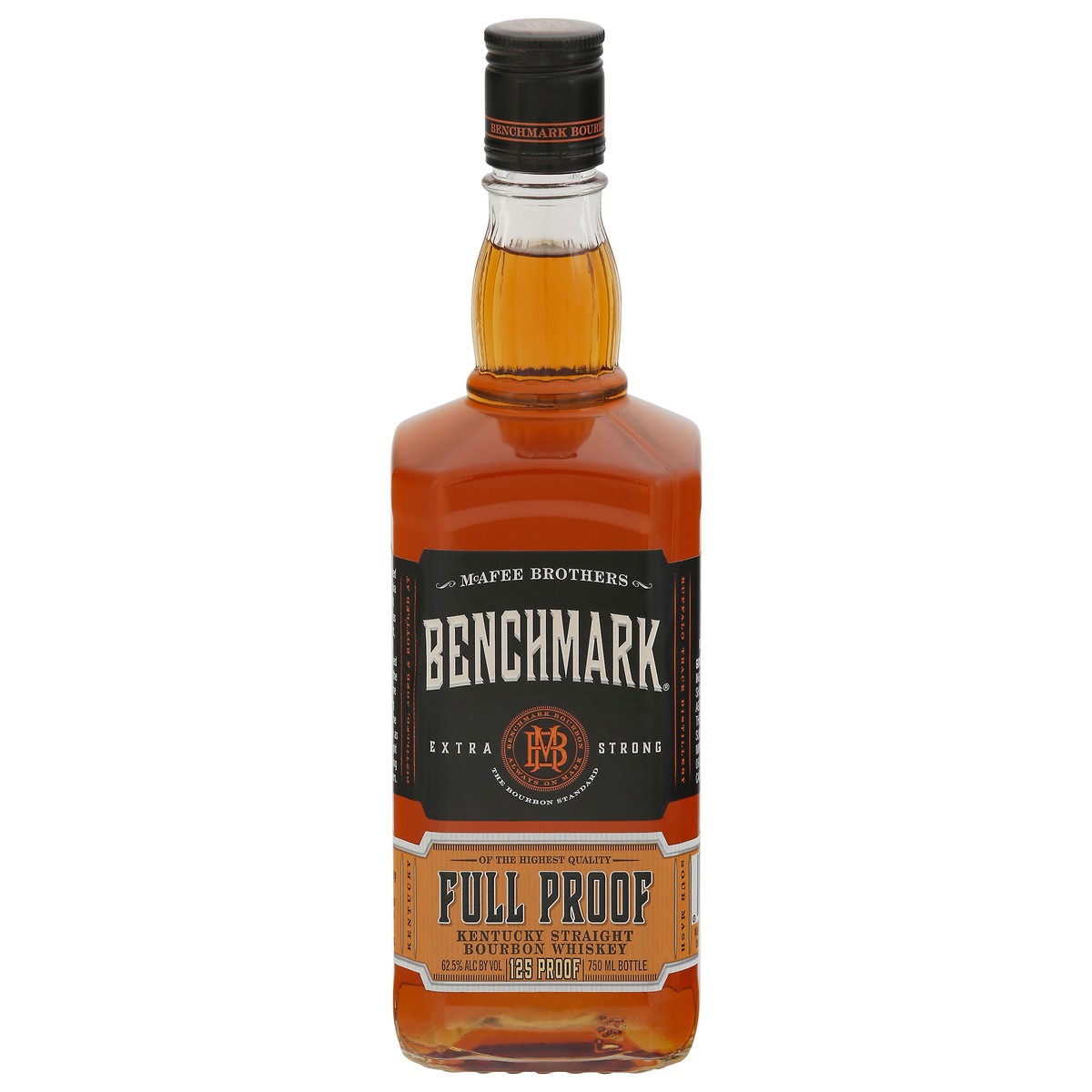 slide 3 of 9, Benchmark Full Proof Kentucky Straight Bourbon Whiskey 750ml 125 Proof, 750 ml