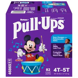 Pull-Ups Girls' Potty Training Pants, 4T-5T (38-50 lbs), 82 Count
