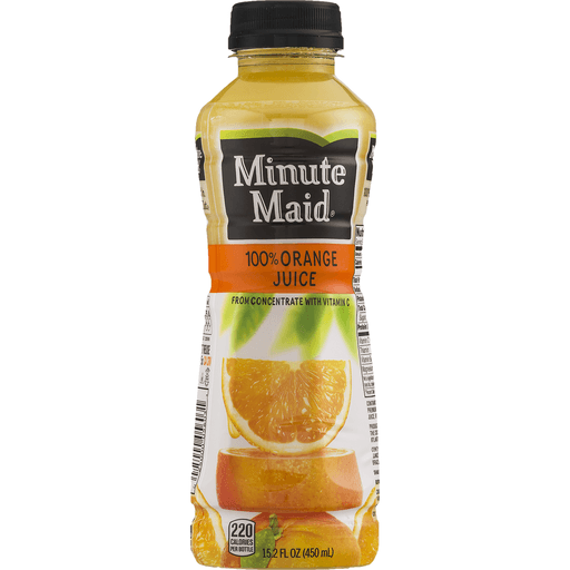 slide 4 of 9, 100% Orange Juice, 15.2 fl oz