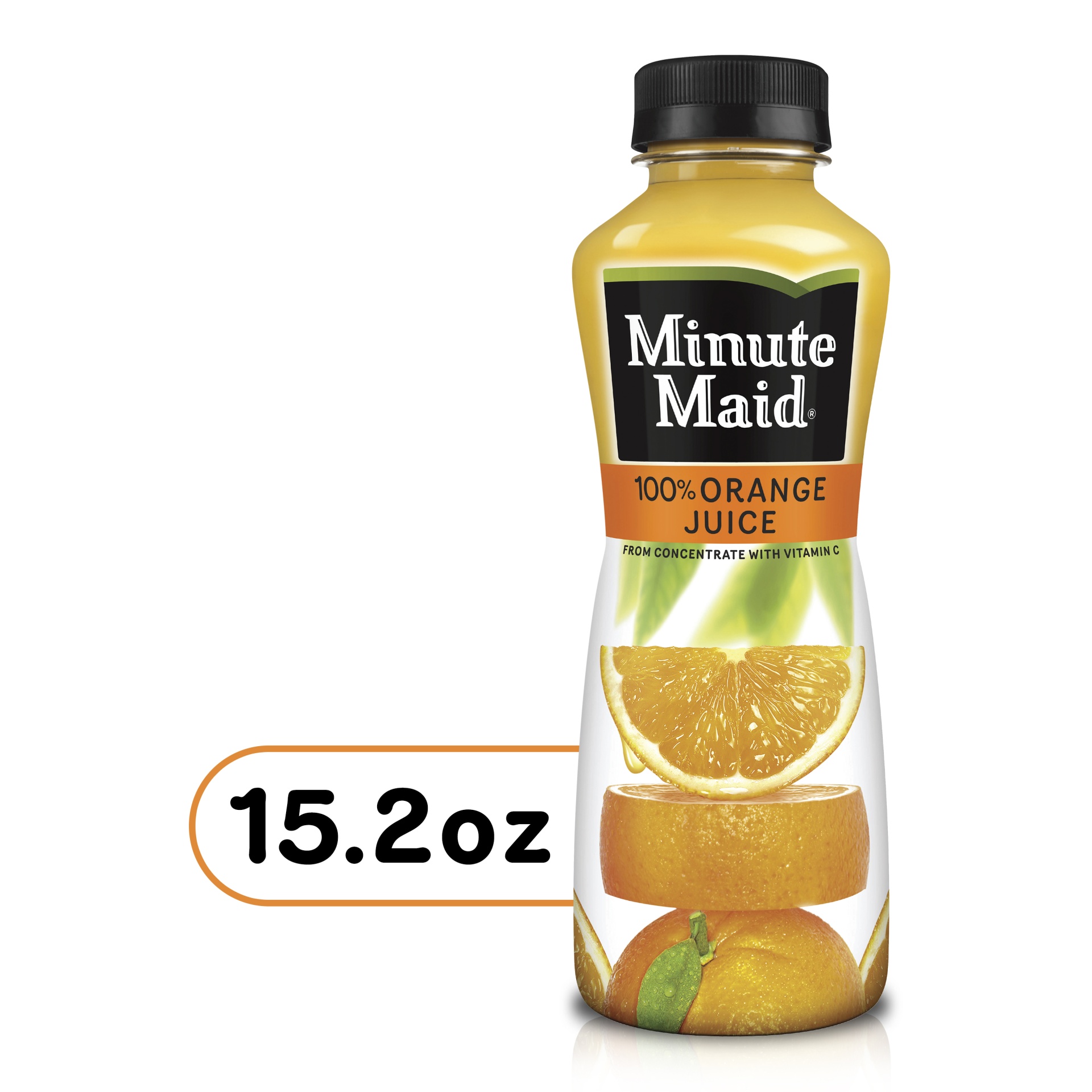 slide 1 of 9, 100% Orange Juice, 15.2 fl oz