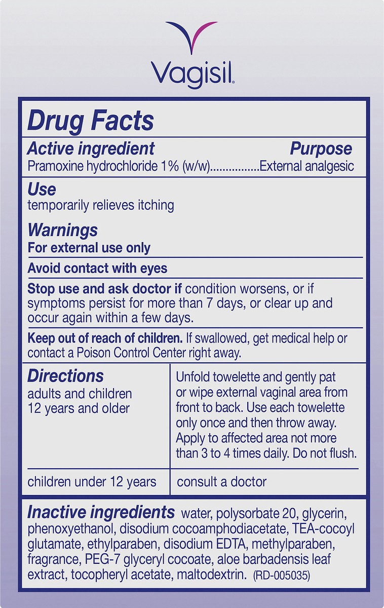 slide 4 of 9, Vagisil Anti-Itch Medicated Wipes, 12 ct