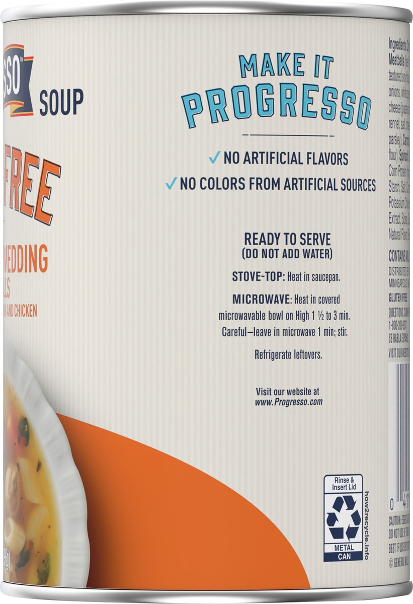 slide 14 of 14, Progresso Gluten Free Italian-Style Wedding With Meatballs Canned Soup, 14 oz., 14 oz
