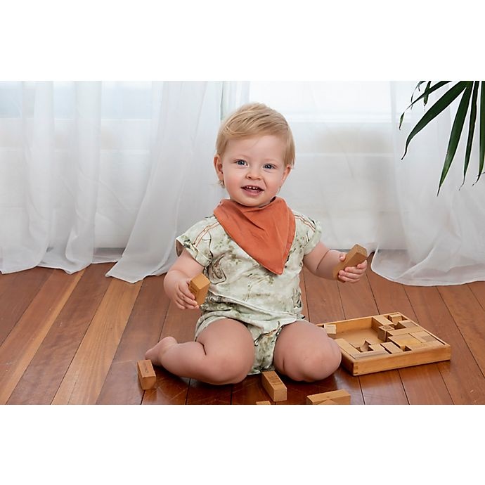 slide 3 of 5, Kidding Around Romper and Bib set, 1 ct