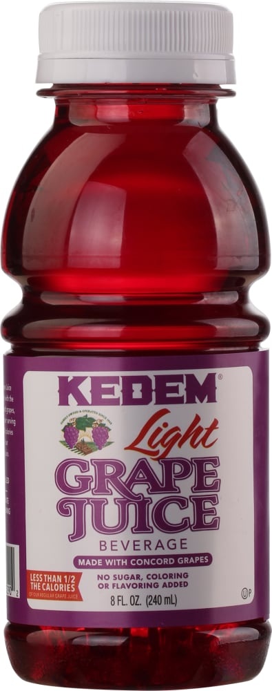 slide 1 of 1, Kedem Light Grape Juice Beverage, 8 oz