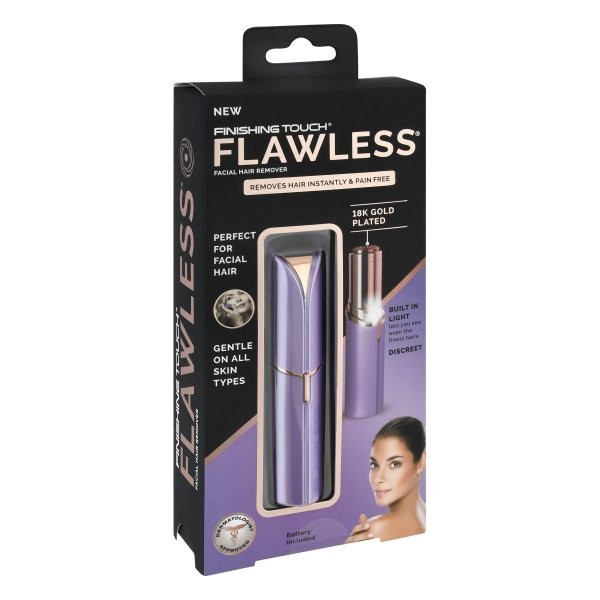 slide 1 of 2, Finishing Touch Flawless Facial Hair Remover, 1 ct