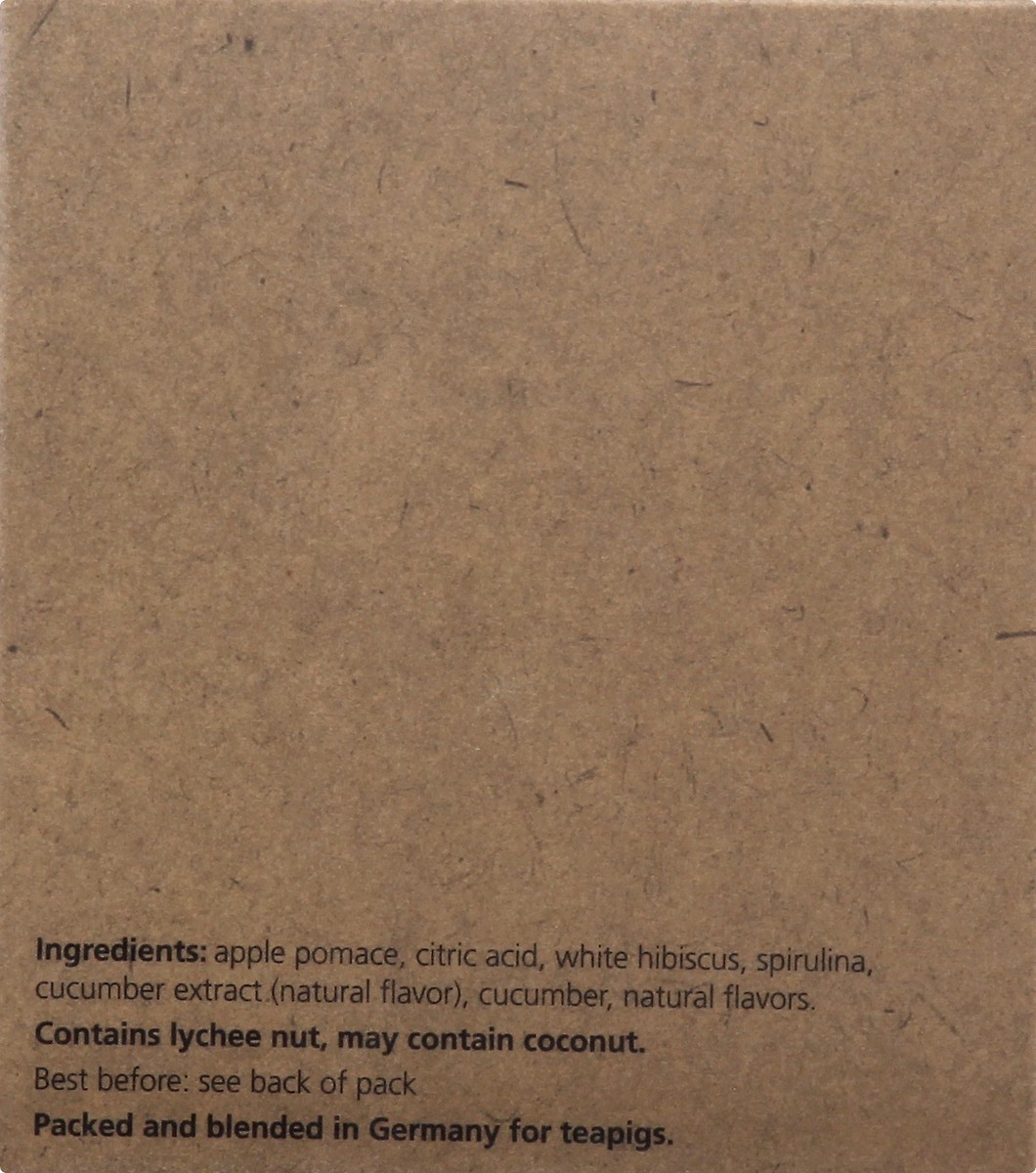 slide 9 of 12, teapigs Temples Cold Brew Cucumber & Apple Tea - 10 ct, 10 ct