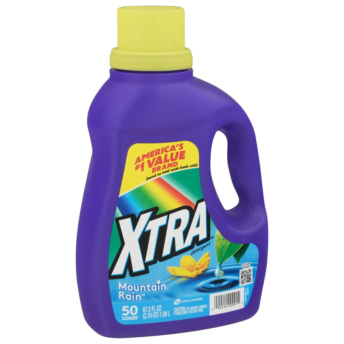 slide 2 of 9, Xtra Liquid Laundry Mountain Rain, 67.5 fl oz