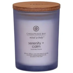 Chesapeake Bay Candle Mind & Body Serenity + Calm Soy Wax Blend Lavender Thyme Candle 1 ea