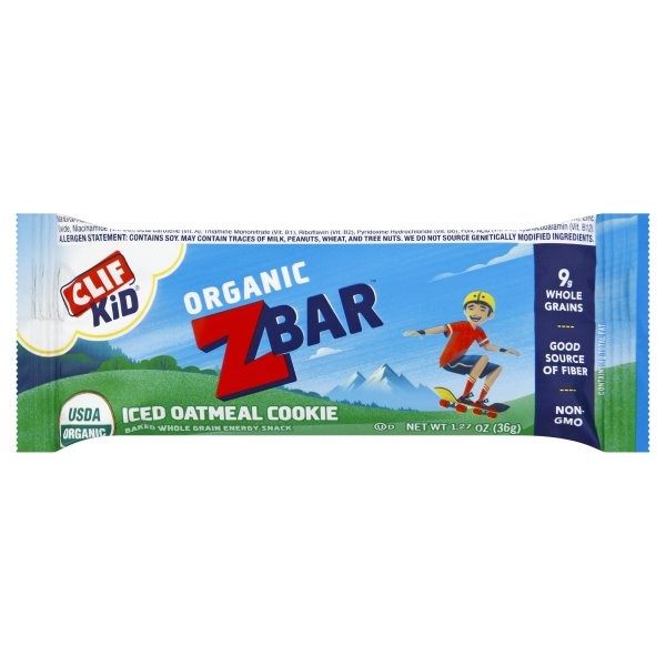 CLIF Kid Zbar Organic Iced Oatmeal Cookie Energy Bar 1.27 oz Shipt