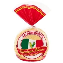 La Banderita Corn & Flour Mix Mexican Blend Tortillas, 16 Each