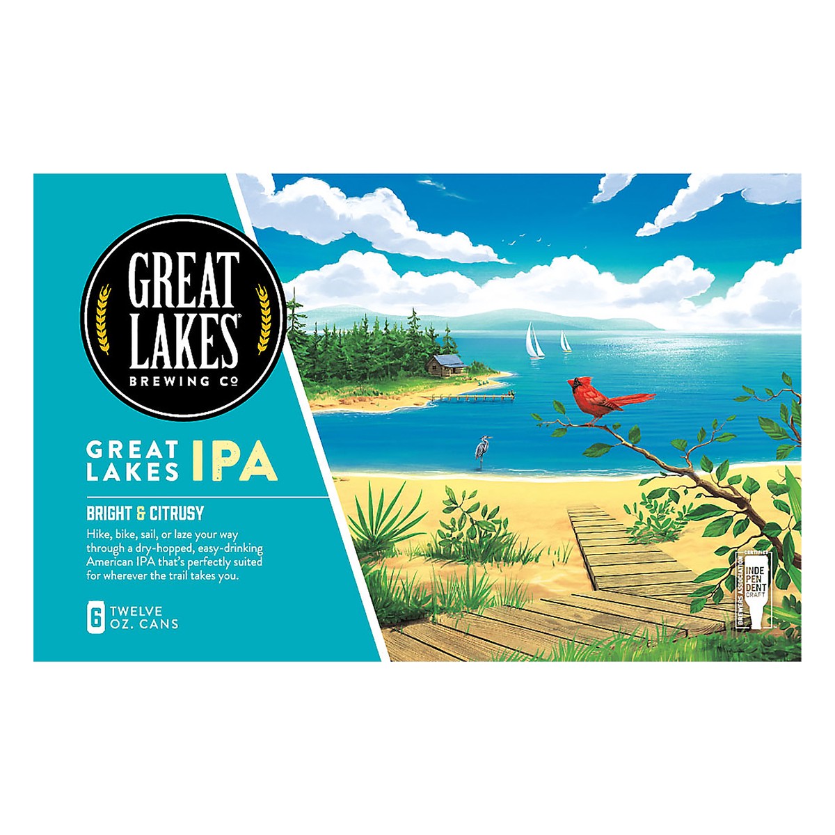 slide 1 of 5, Great Lakes Brewing Co. Great Lakes Midwest IPA 6pk 12oz can, 7.0% ABV, 6 ct; 12 oz