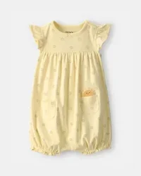 Carter's Baby Girl Sunshine Short-Sleeve Romper - Yellow, 24M