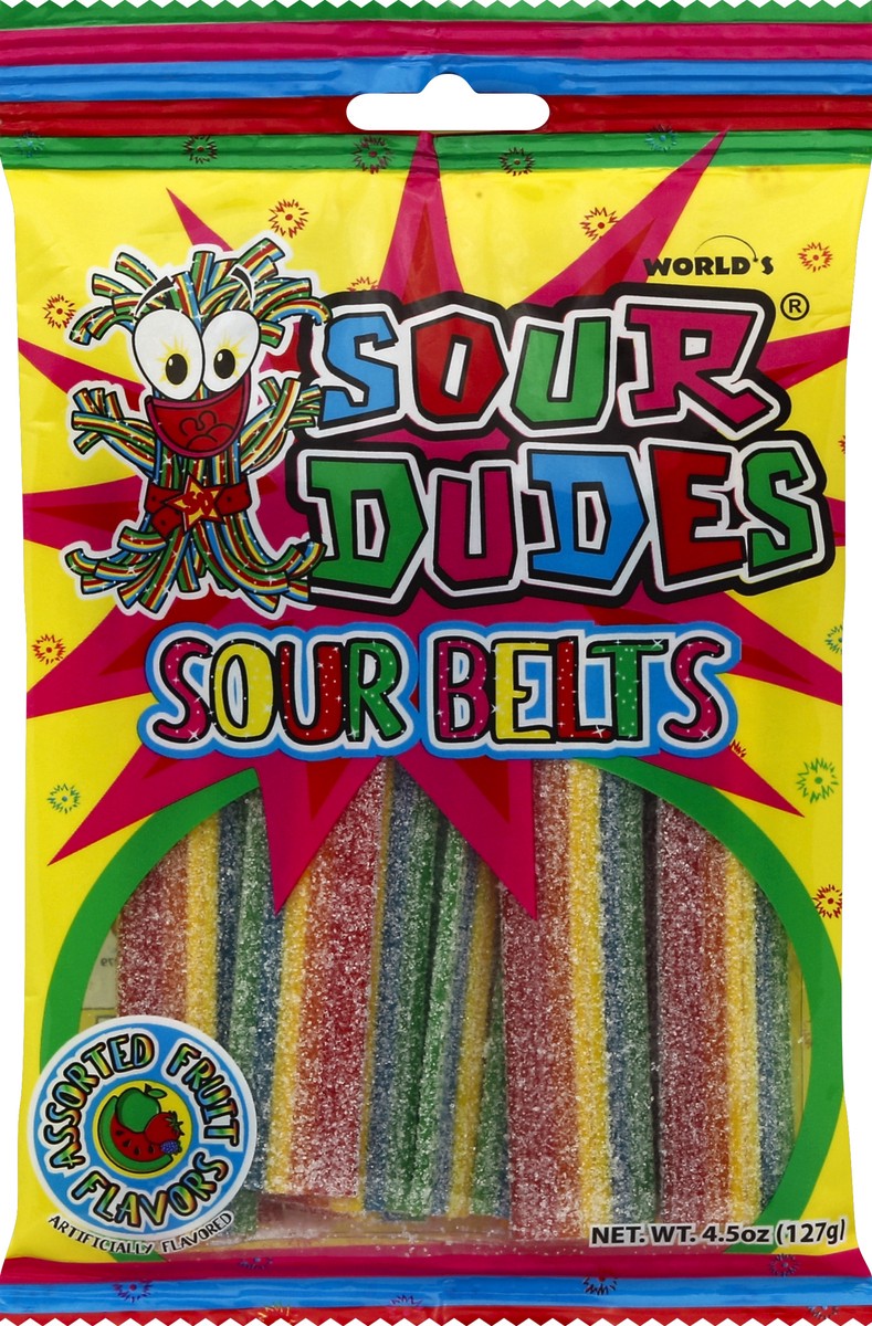 slide 1 of 4, Worlds Sour Belts 4.5 oz, 4.5 oz