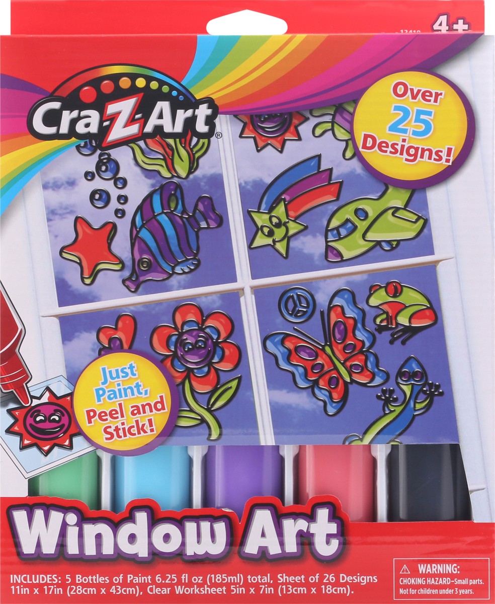 slide 6 of 10, Cra-Z-Art Window Art 1 ea, 1 ct