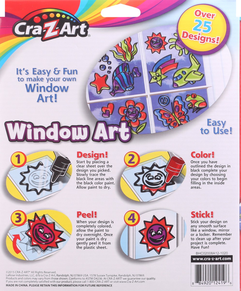 slide 9 of 10, Cra-Z-Art Window Art 1 ea, 1 ct