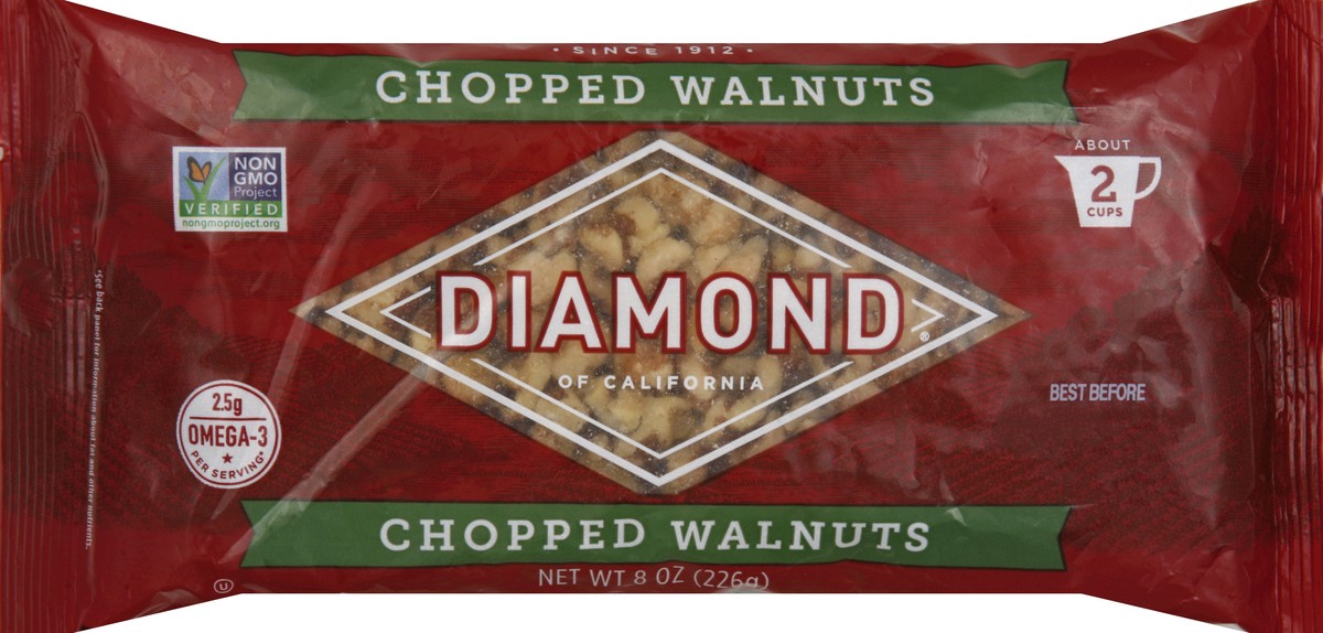 slide 5 of 5, Diamond of California Walnuts 8 oz, 8 oz