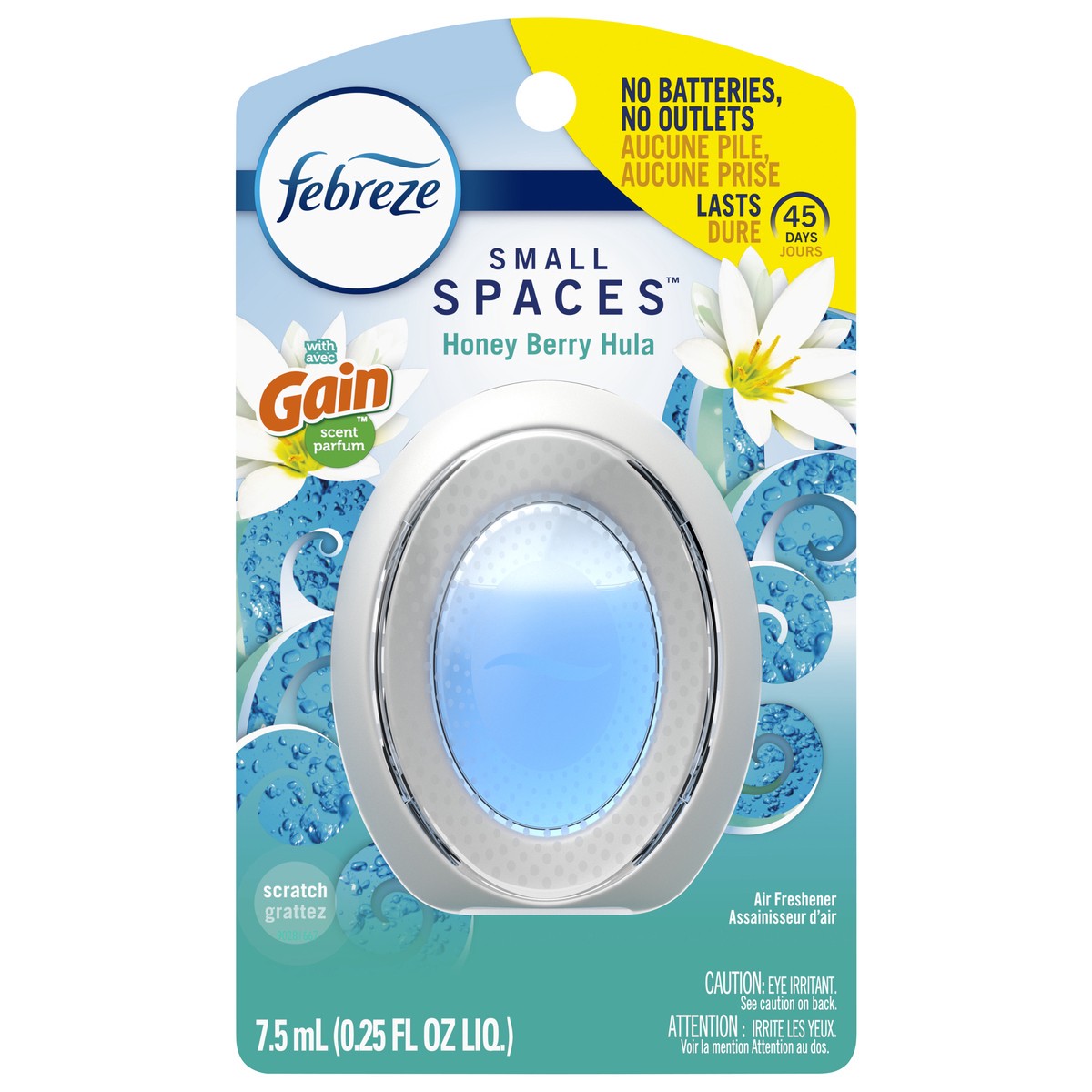 Febreze Small Spaces Air Freshener Gain Honey Berry Hula, 1 count, .25