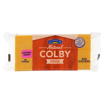 slide 1 of 1, Hill Country Fare Colby Cheese, 32 oz